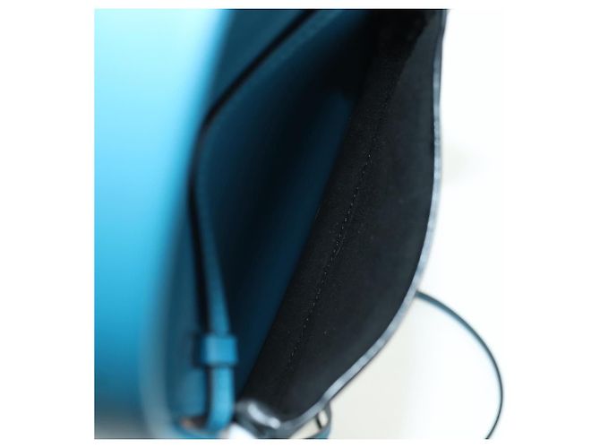 LOEWE LOEWE �~ Studio Ghibli Piccola Pochette con Tacco Spirited Away Auth YKZ1395SM Blu - vista 10