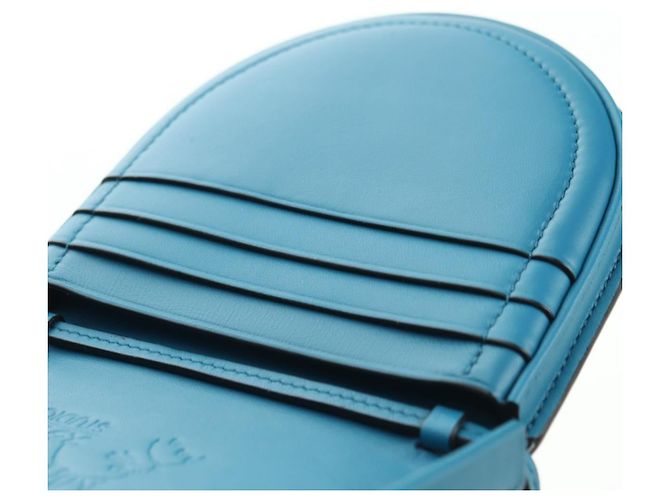 LOEWE LOEWE �~ Studio Ghibli Piccola Pochette con Tacco Spirited Away Auth YKZ1395SM Blu - vista 22