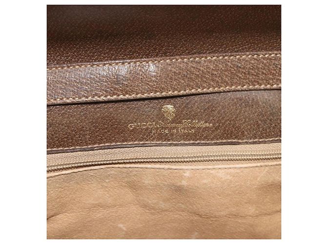 Gucci Borsa a Spalla GG Supreme PVC Beige Oro 904 02 025 Auth 175264 D'oro - vista 18
