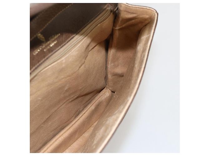 Gucci Borsa a Spalla GG Supreme PVC Beige Oro 904 02 025 Auth 175264 D'oro - vista 19