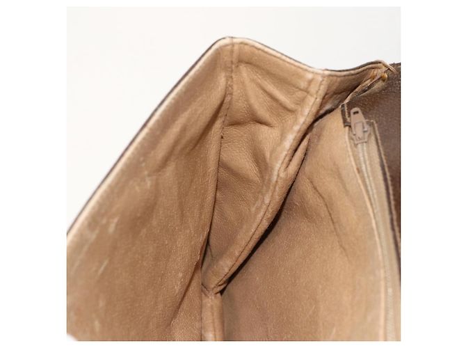 Gucci Borsa a Spalla GG Supreme PVC Beige Oro 904 02 025 Auth 175264 D'oro - vista 20