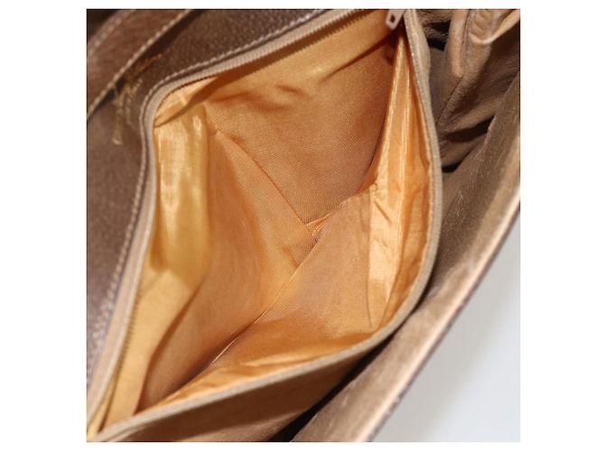 Gucci Borsa a Spalla GG Supreme PVC Beige Oro 904 02 025 Auth 175264 D'oro - vista 22