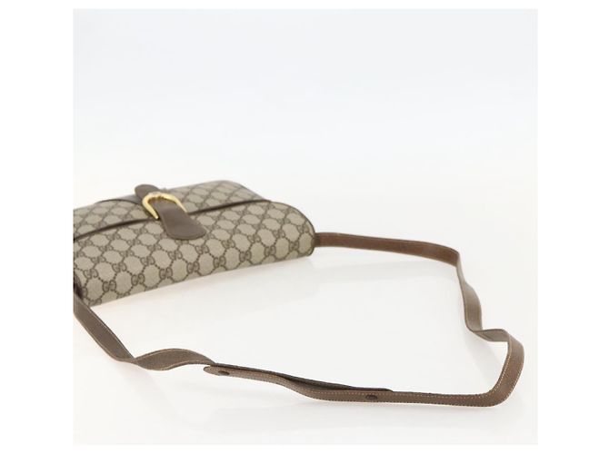Gucci Borsa a Spalla GG Supreme PVC Beige Oro 904 02 025 Auth 175264 D'oro - vista 7