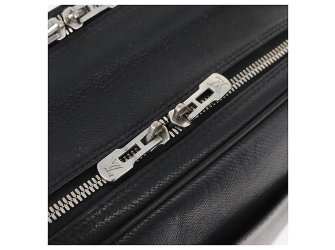 LOUIS VUITTON Borsa a Spalla Reporter PM Taiga Ardoise M30154 LV Auth ka3928 Grigio - vista 10