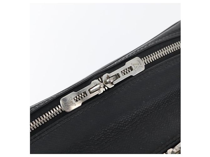 LOUIS VUITTON Borsa a Spalla Reporter PM Taiga Ardoise M30154 LV Auth ka3928 Grigio - vista 18
