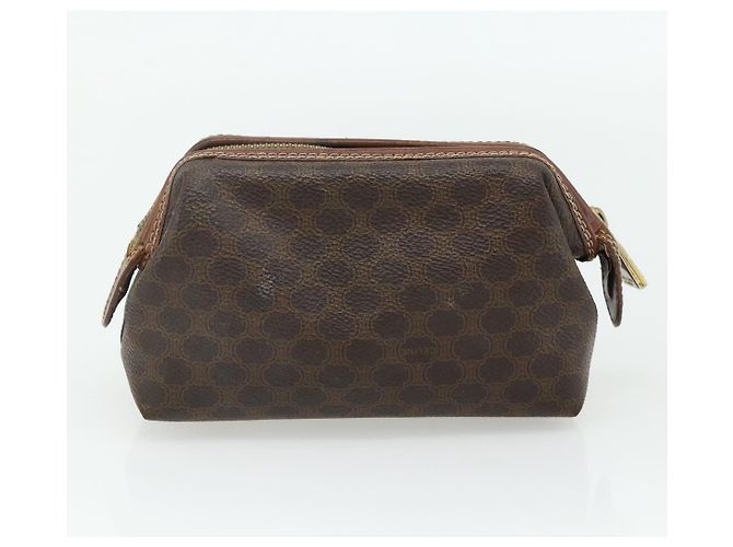 Céline CELINE Macadam Canvas Tasche aus PVC-Leder 2er Set Braun Auth ti3852 - Ansicht 10
