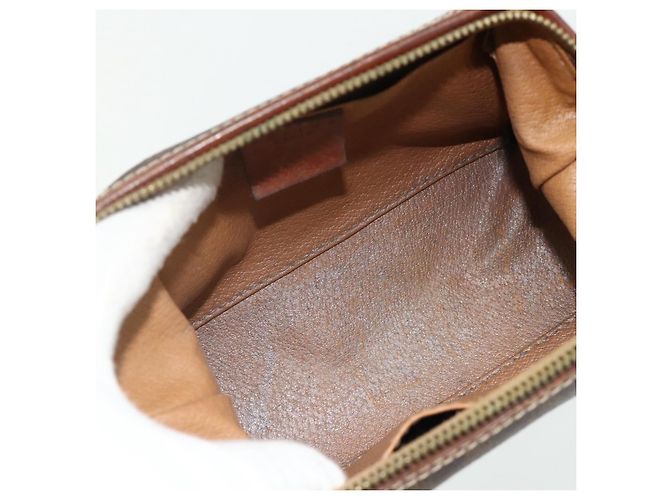 Céline CELINE Macadam Canvas Tasche aus PVC-Leder 2er Set Braun Auth ti3852 - Ansicht 15