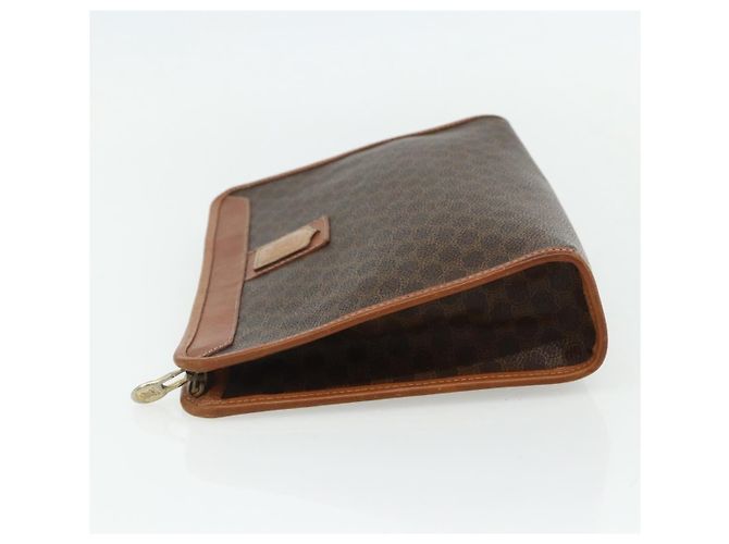 Céline CELINE Macadam Canvas Tasche aus PVC-Leder 2er Set Braun Auth ti3852 - Ansicht 4