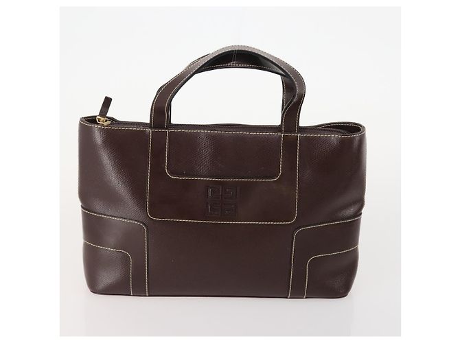 Borsa a Mano GIVENCHY in Pelle Scamosciata 6 Set Nero Verde Rosso Auth 174943 - vista 2