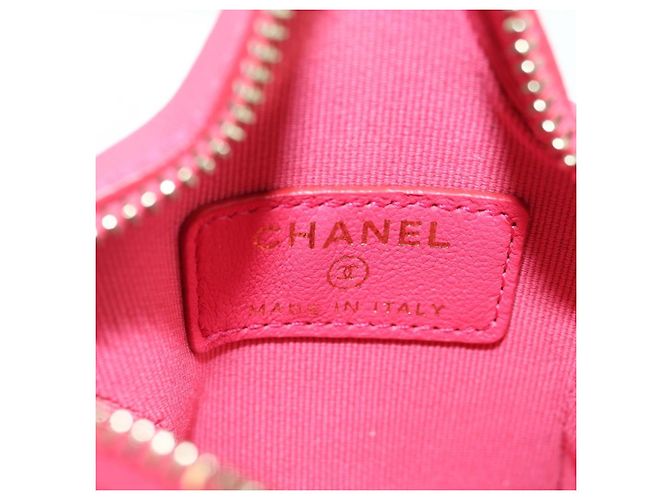 CHANEL Charm per Borsa Matelassé Stella in Pelle di Agnello Rosa Oro CC Auth YKZ1175SAM D'oro - vista 17