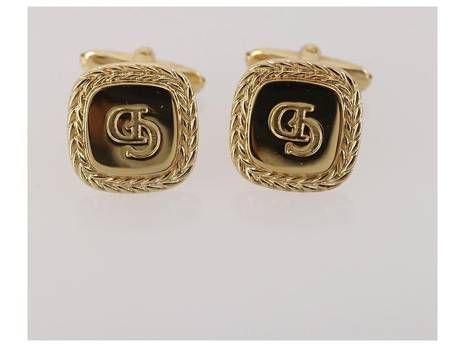 Fermaglio per cravatta Christian Dior Cuff in metallo 4 pezzi Tonalità oro Auth BA11846 - vista 11