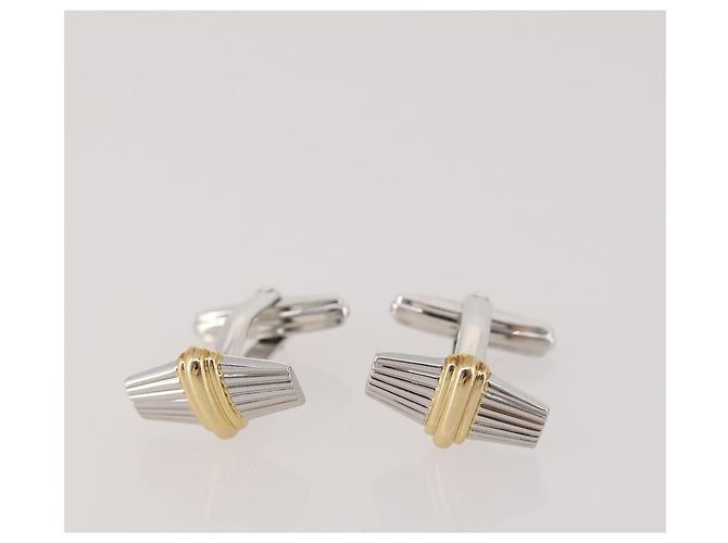 Fermaglio per cravatta Christian Dior Cuff in metallo 4 pezzi Tonalità oro Auth BA11846 - vista 13