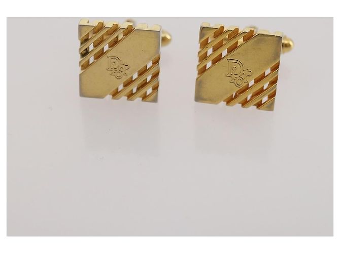 Fermaglio per cravatta Christian Dior Cuff in metallo 4 pezzi Tonalità oro Auth BA11846 - vista 4