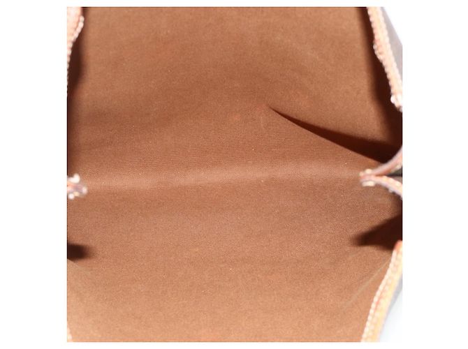 Céline Borsa Tote in Tela Macadam CELINE in Pelle PVC Marrone Oro Auth ti3853 D'oro - vista 10
