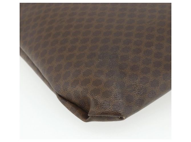 Céline Borsa Tote in Tela Macadam CELINE in Pelle PVC Marrone Oro Auth ti3853 D'oro - vista 16