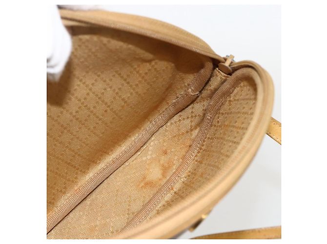 Gucci Borsa a Spalla Micro GG Supreme PVC Beige Oro 007 104 0013 Auth 175280 D'oro - vista 19