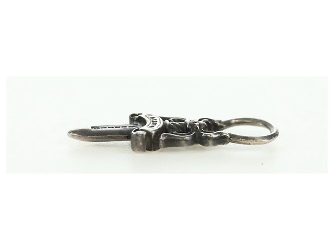 Pendente Charm Daga Chrome Hearts in Argento Ag925 Auth YKZ1428V - vista 11