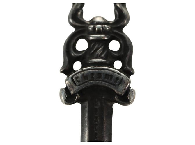 Pendente Charm Daga Chrome Hearts in Argento Ag925 Auth YKZ1428V - vista 4
