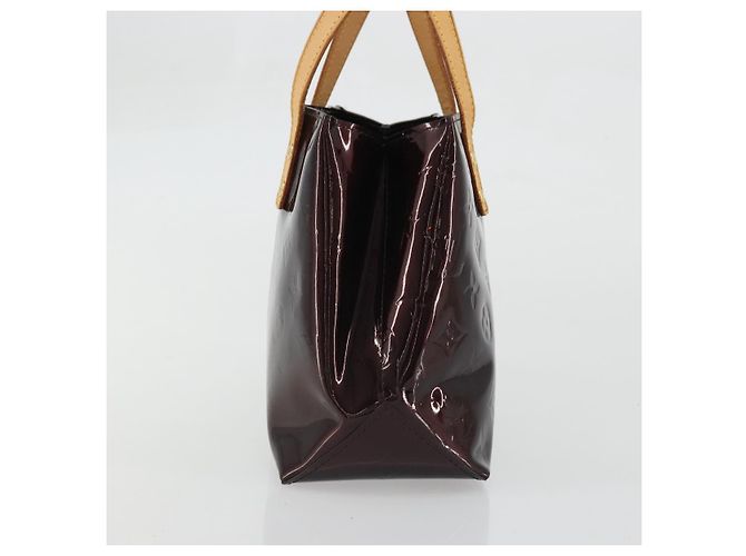 LOUIS VUITTON Borsa a Mano Monogram Vernis Reade PM Amarante M91993 LV Auth YKZ1297A Bordò - vista 3