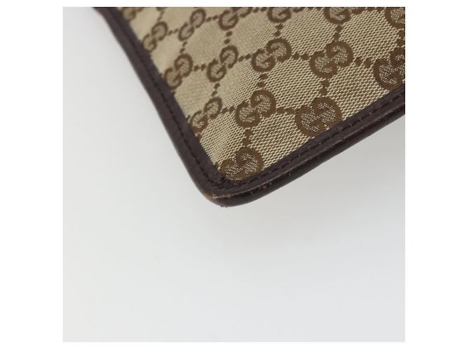 GUCCI GG Canvas Schultertasche Beige Silber 27639 Auth 175230A - Ansicht 9