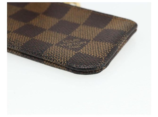 LOUIS VUITTON Pochette Cles Damier Ebene Münzgeldbörse N62658 LV Auth 176507 - Ansicht 8
