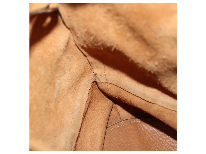 Céline Borsa a Spalla in Pelle Beige Auth BAZ792 - vista 18