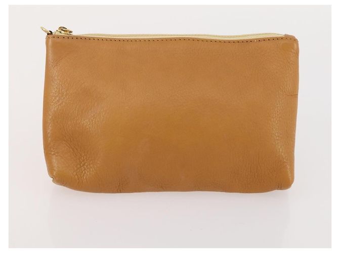 Céline Borsa a Spalla in Pelle Beige Auth BAZ792 - vista 19