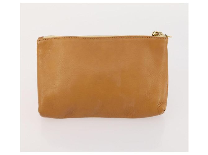 Céline Borsa a Spalla in Pelle Beige Auth BAZ792 - vista 20