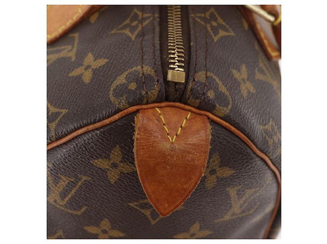 LOUIS VUITTON Bolsa de Mão Monogram Speedy 25 M41528 LV Auth 175567A Monograma - vista 18