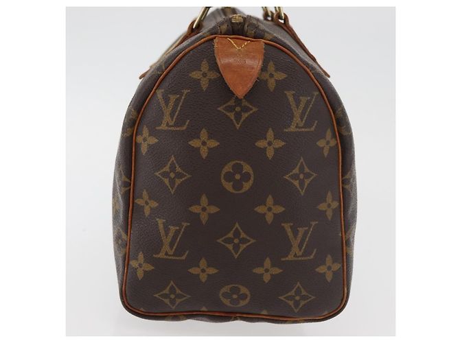 LOUIS VUITTON Bolsa de Mão Monogram Speedy 25 M41528 LV Auth 175567A Monograma - vista 4