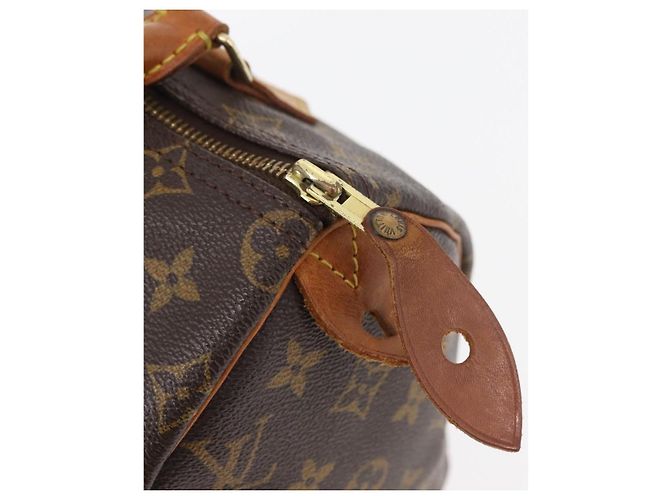 LOUIS VUITTON Bolsa de Mão Monogram Speedy 25 M41528 LV Auth 175567A Monograma - vista 9