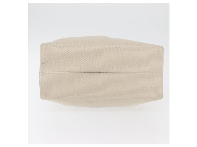 Bulgari BVLGARI Handtasche aus beigem Canvas mit Silber authentisch ka4005 - Ansicht 5