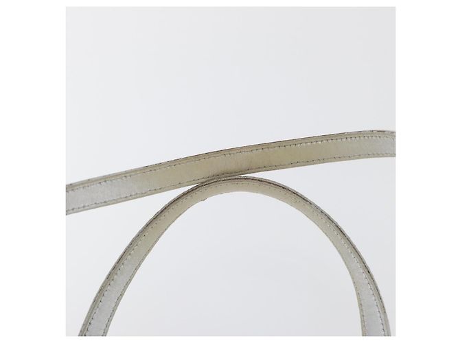 Bulgari BVLGARI Handtasche aus beigem Canvas mit Silber authentisch ka4005 - Ansicht 8