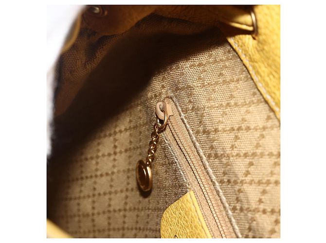 Bamboo Zaino in Bambù GUCCI Camoscio Giallo Oro 003 1705 0030 Auth YKZ1234 D'oro - vista 23