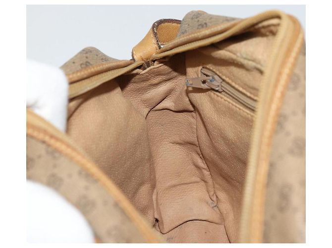 Gucci Borsa a Spalla Micro GG Supreme PVC Beige Oro 007 904 0008 Auth ka3952 D'oro - vista 20