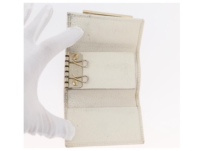 Gucci Estuche para llaves GG Canvas 2 Set Beige Oro Auth ti3906 Dorado - vista 15