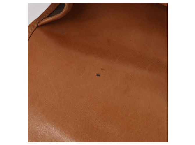 16 Céline Borsa a Spalla in Tela Macadam CELINE in Pelle PVC Marrone Oro Auth ka3857 D'oro - vista 10