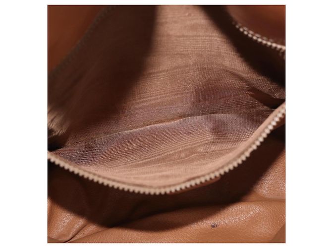 16 Céline Borsa a Spalla in Tela Macadam CELINE in Pelle PVC Marrone Oro Auth ka3857 D'oro - vista 23