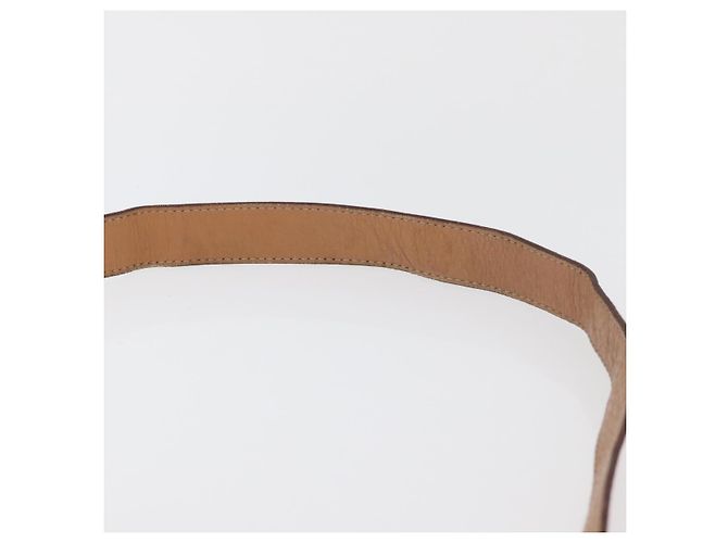16 Céline Borsa a Spalla in Tela Macadam CELINE in Pelle PVC Marrone Oro Auth ka3857 D'oro - vista 8