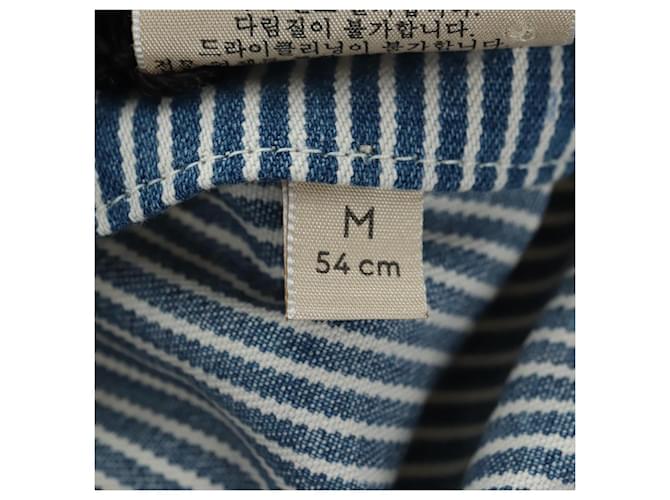 Cappello GUCCI in cotone blu Auth BA12082A - vista 16