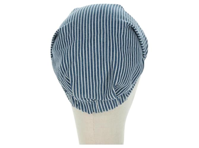 Cappello GUCCI in cotone blu Auth BA12082A - vista 2