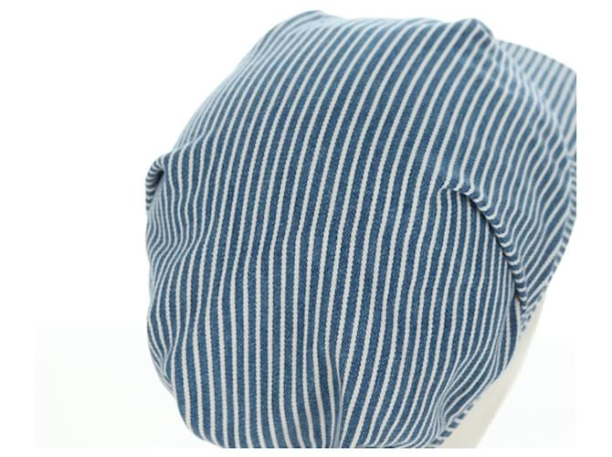 Cappello GUCCI in cotone blu Auth BA12082A - vista 7