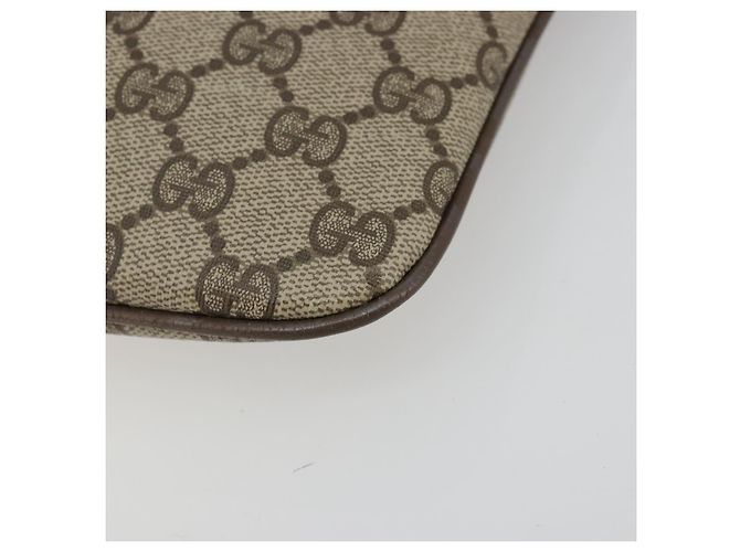Borsa Sherry Line GG Supreme Web di GUCCI in PVC beige e oro 904 02 047 Auth 175286 D'oro - vista 14