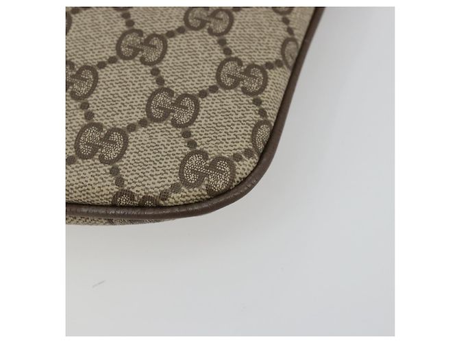Borsa Sherry Line GG Supreme Web di GUCCI in PVC beige e oro 904 02 047 Auth 175286 D'oro - vista 16