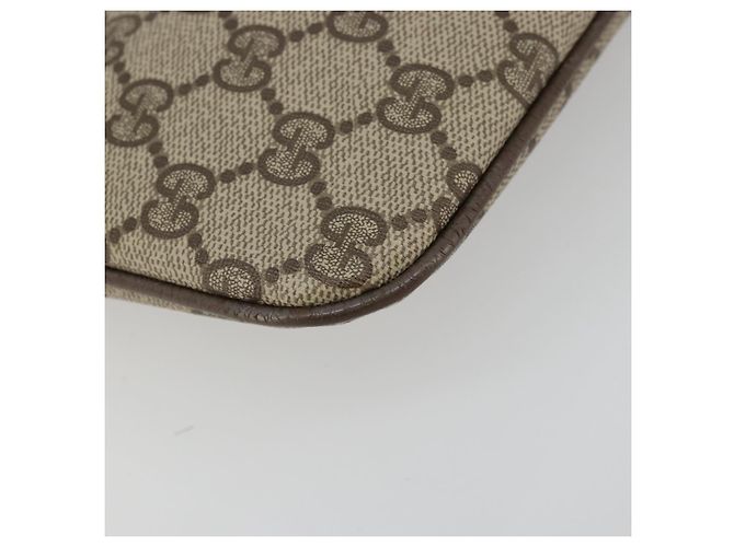 Borsa Sherry Line GG Supreme Web di GUCCI in PVC beige e oro 904 02 047 Auth 175286 D'oro - vista 17