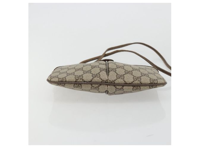 Borsa Sherry Line GG Supreme Web di GUCCI in PVC beige e oro 904 02 047 Auth 175286 D'oro - vista 5