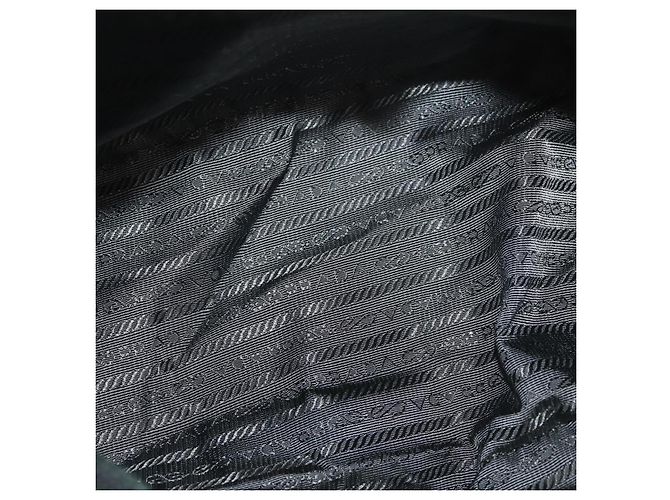 Borsa a Spalla PRADA in Nylon Verde Argento Autentica mr2330 - vista 11