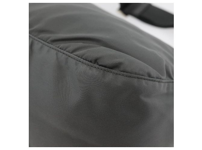 Borsa a Spalla PRADA in Nylon Verde Argento Autentica mr2330 - vista 16