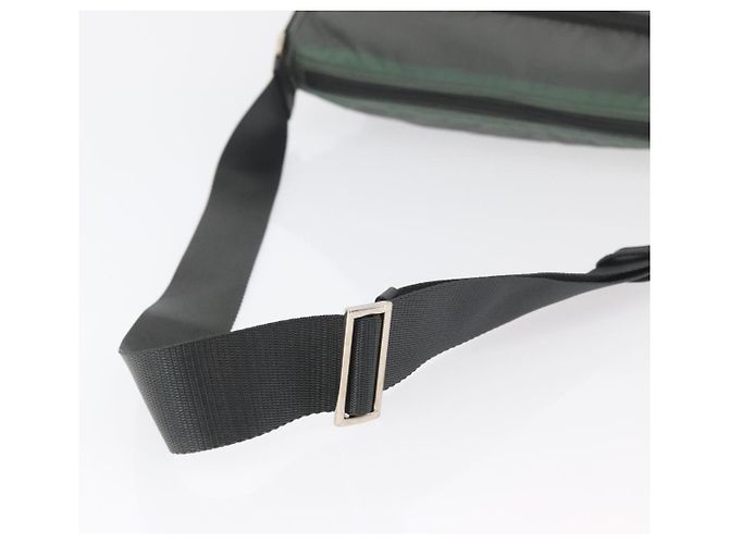 Borsa a Spalla PRADA in Nylon Verde Argento Autentica mr2330 - vista 7