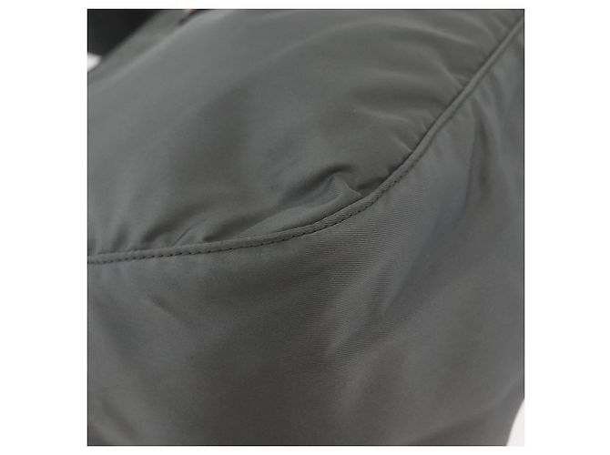 Borsa a Spalla PRADA in Nylon Verde Argento Autentica mr2330 - vista 9